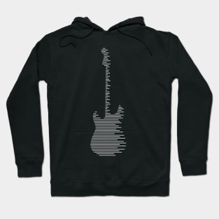 guitar electric music bars Hoodie